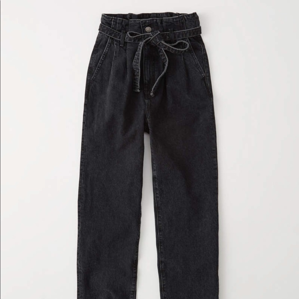 Abercrombie Ultra High Rise Paper Bag Jeans